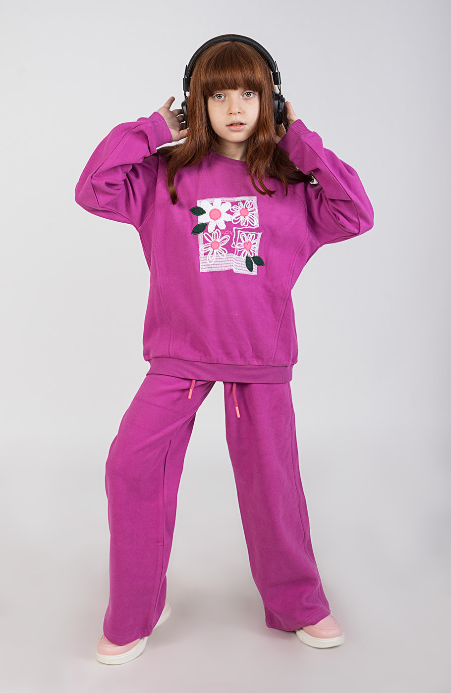 بلوز سلانیک آستین رگلان (ست با کد 10535)