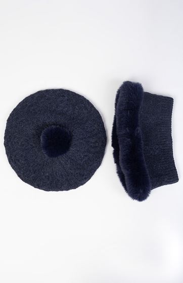 کلاه بره و رینگ بافت لبه خزه دار