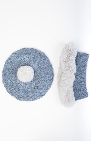 کلاه بره و رینگ بافت لبه خزه دار