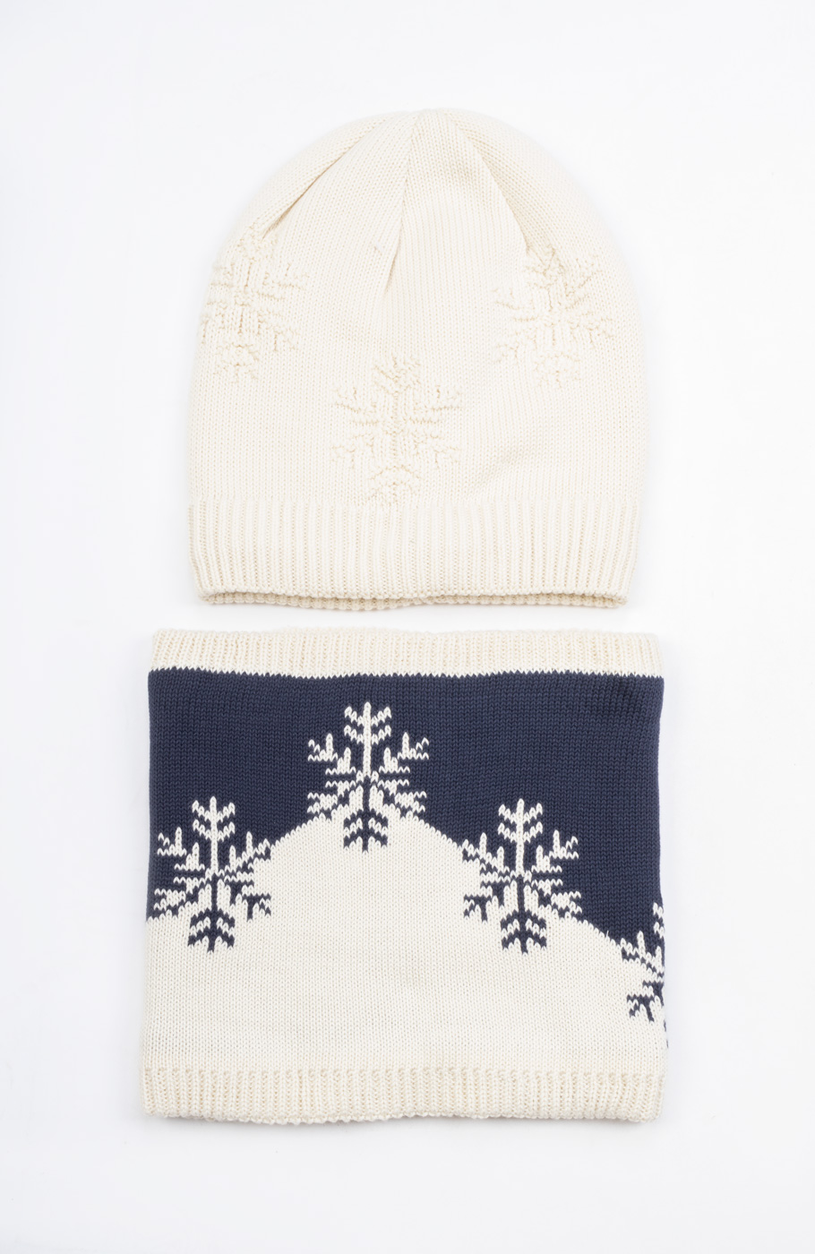 کلا و رینگ بافت با طرح دانه برف