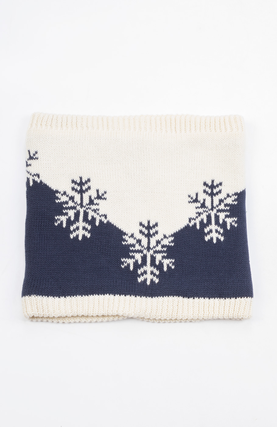 کلا و رینگ بافت با طرح دانه برف