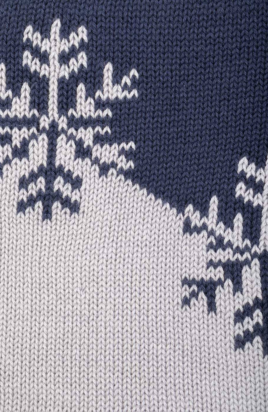 کلا و رینگ بافت با طرح دانه برف