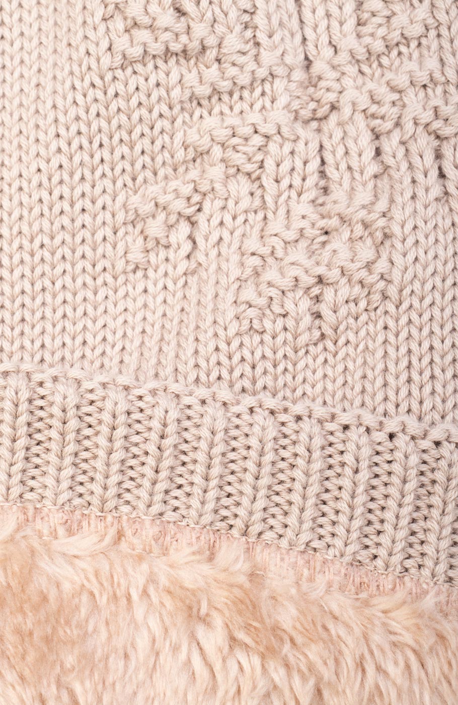 کلا و رینگ بافت با طرح دانه برف