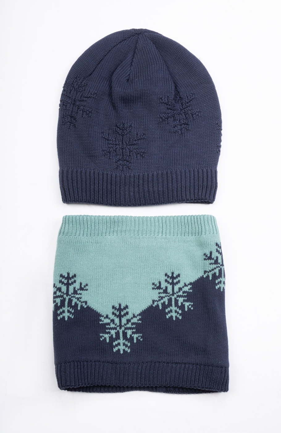 کلا و رینگ بافت با طرح دانه برف