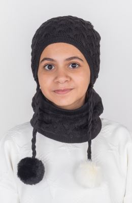 کلاه منگوله دار و رینگ بافت