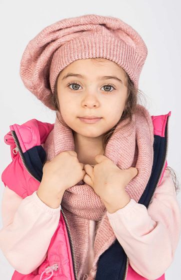 کلاه بره و شال سه گوش بافت