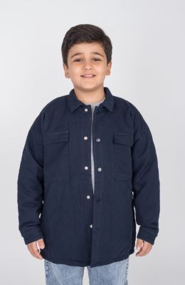 شکت کتان لاینر دار با طرح لوزی