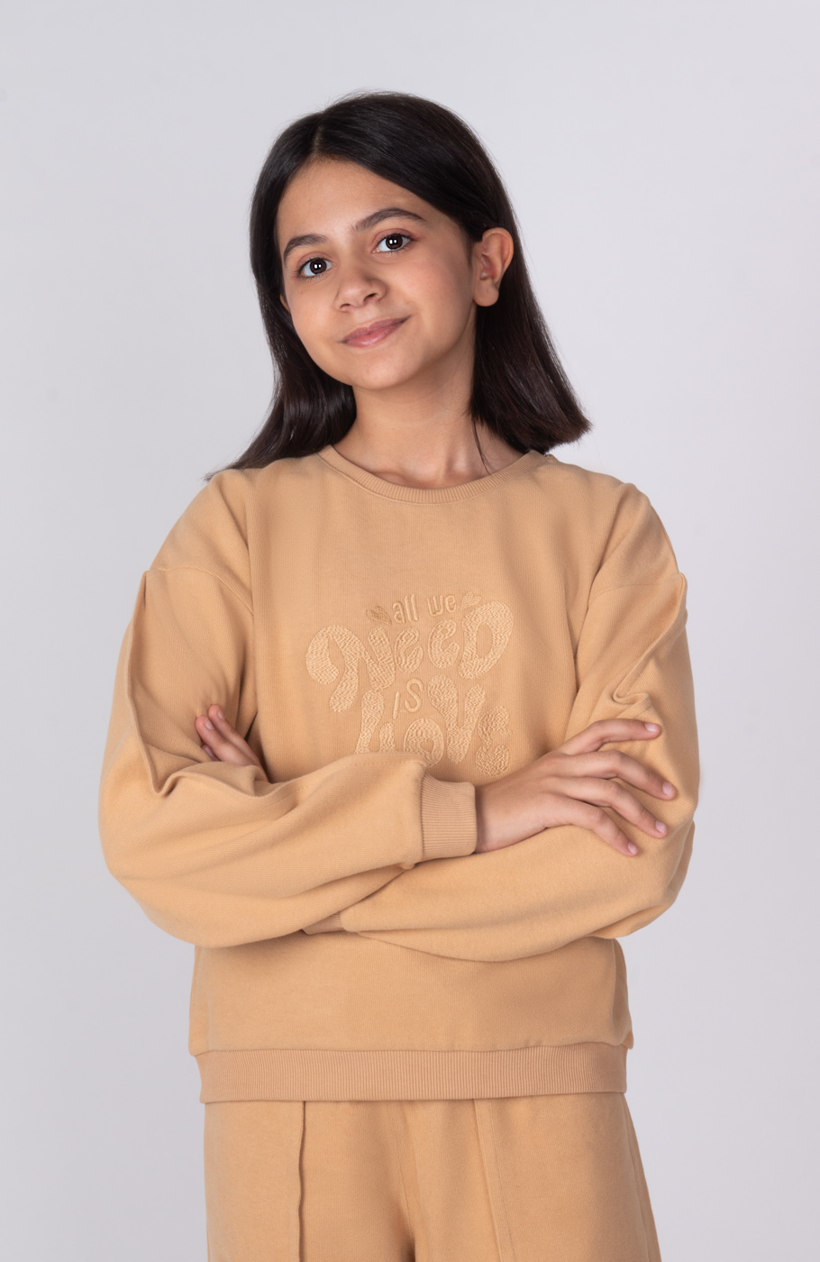 بلوز سلانیک آستین پینتاکس دار (ست با کد 10543)