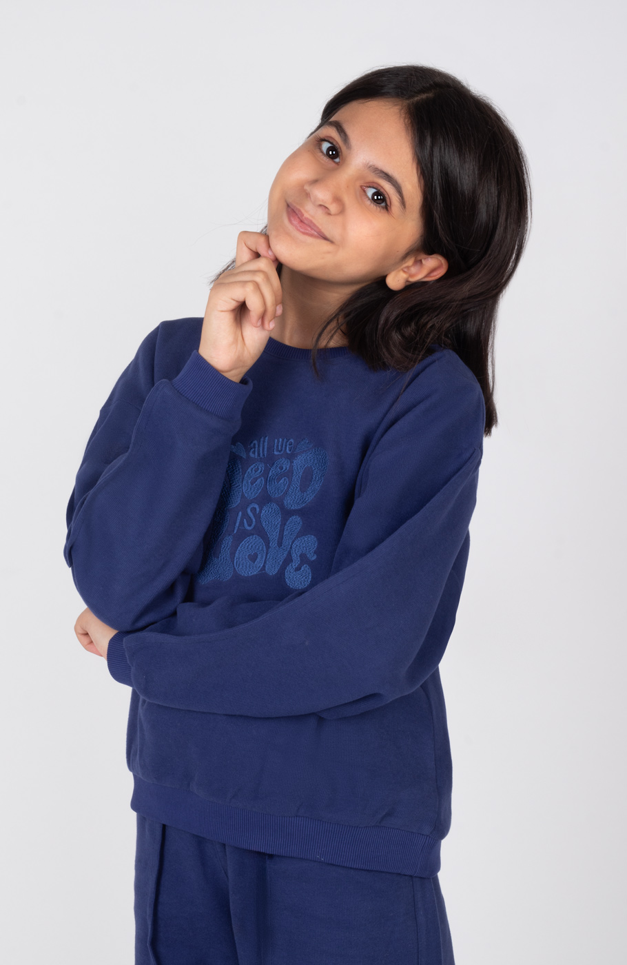 بلوز سلانیک آستین پینتاکس دار (ست با کد 10543)