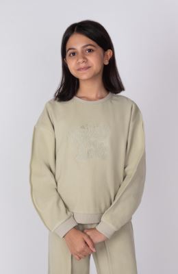 بلوز سلانیک آستین پینتاکس دار (ست با کد 10543)