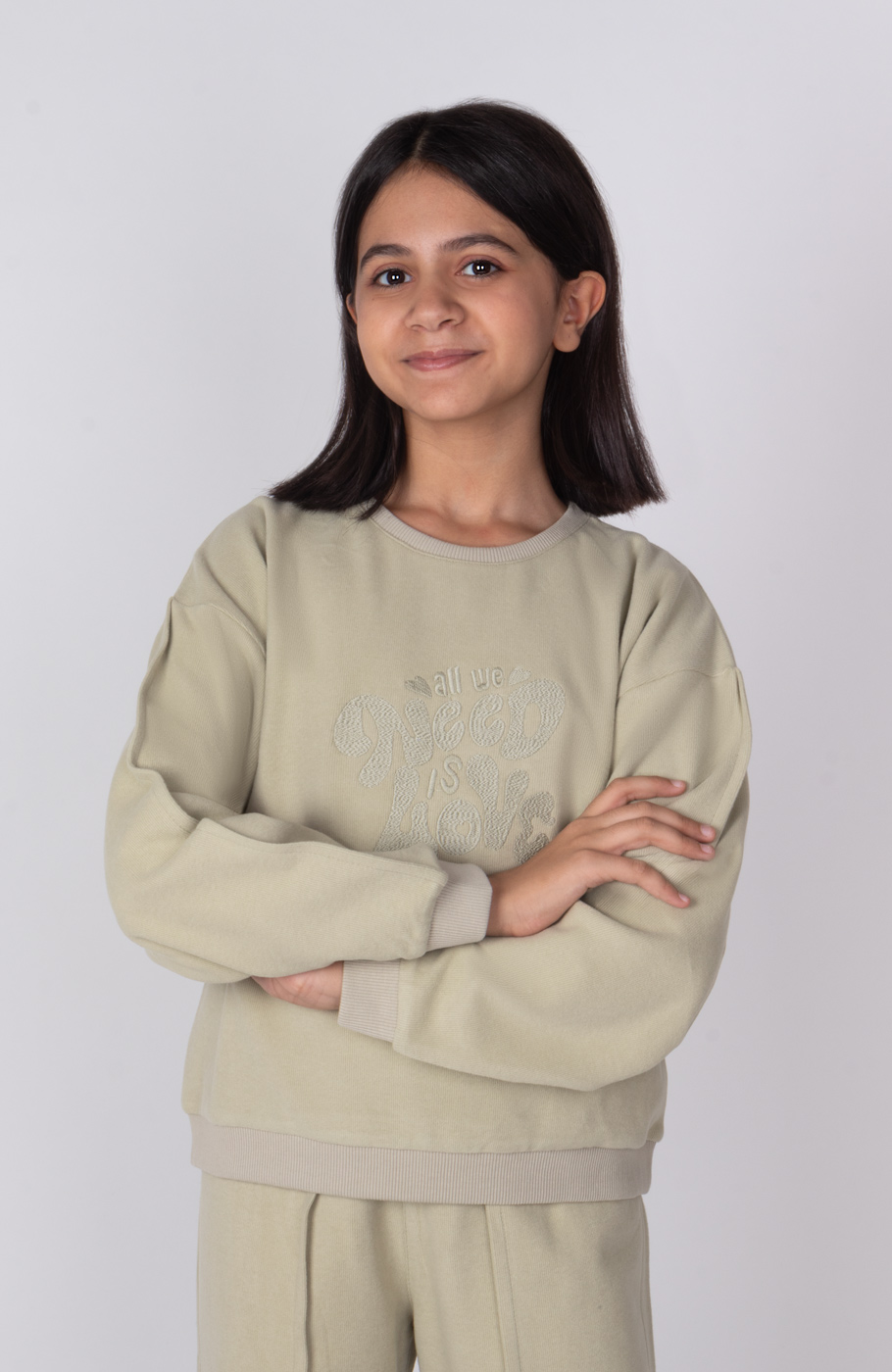 بلوز سلانیک آستین پینتاکس دار (ست با کد 10543)