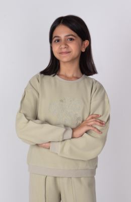 بلوز سلانیک آستین پینتاکس دار (ست با کد 10543)