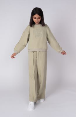 شلوار سلانیک بوت کات پینتاکس دار (ست با کد 10542)