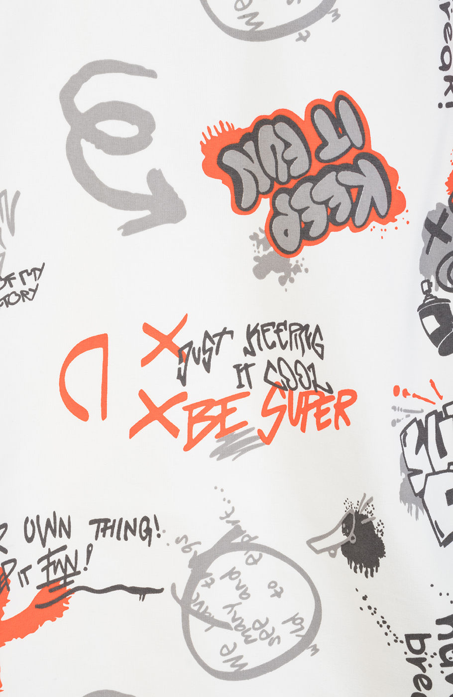 بلوز فاینریب آستین افتاده تمام چاپ