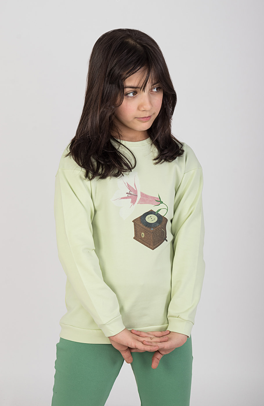 بلوز فاینریب آستین افتاده (ست با کد 10547)