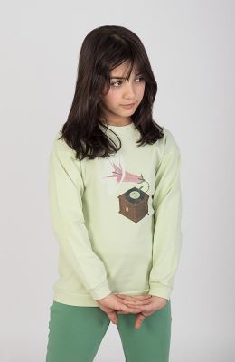 بلوز فاینریب آستین افتاده (ست با کد 10547)