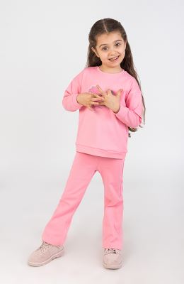 بلوز فاینریب دمپا گت دار (ست با کد 10551)