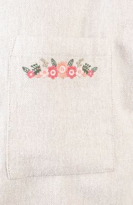 شومیز فلانل کج راه آستین بلند دمپا گت دار