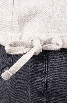 شومیز فلانل کج راه آستین بلند دمپا گت دار