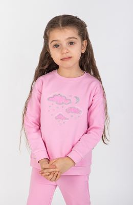 بلوز فاینریب دمپا گت دار (ست با کد 10551)