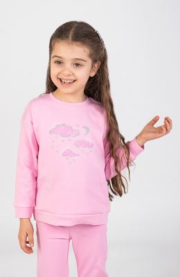 بلوز فاینریب دمپا گت دار (ست با کد 10551)