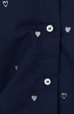 شومیز آکسفورد آستین بلند دمپا هلال