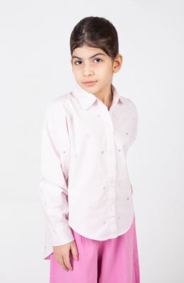 شومیز آکسفورد آستین بلند دمپا هلال