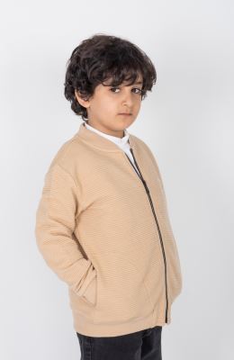 بامر جکت ژاکارد فیتیله‌ای راه راه