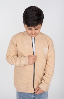 بامر جکت ژاکارد فیتیله‌ای راه راه