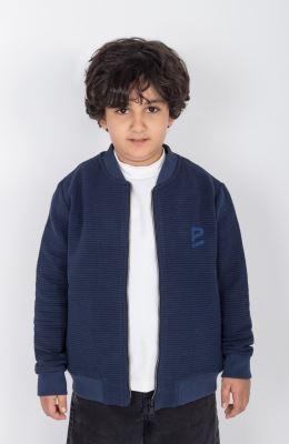 بامر جکت ژاکارد فیتیله‌ای راه راه