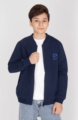 بامر جکت ژاکارد فیتیله‌ای راه راه