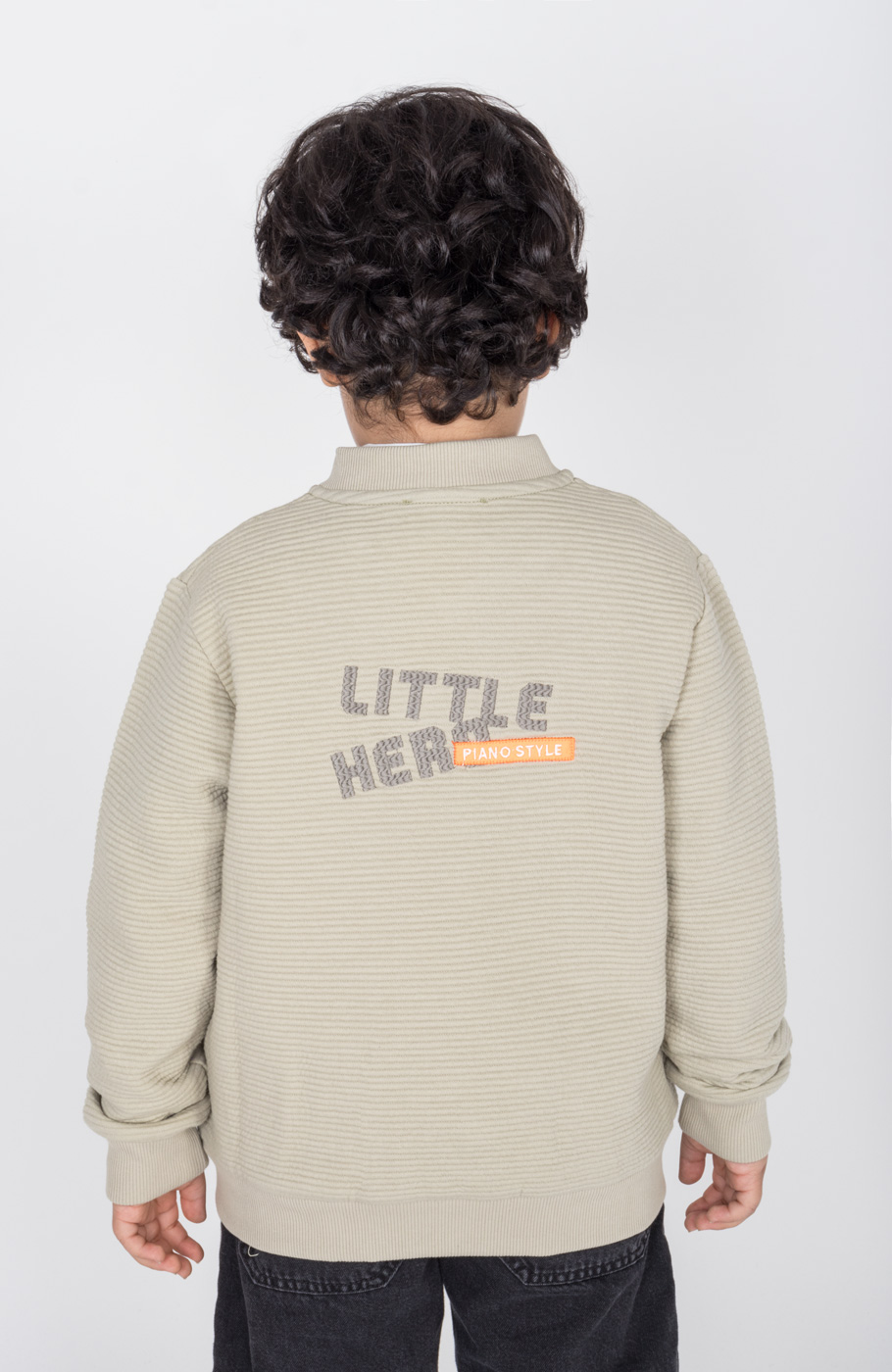 بامر جکت ژاکارد فیتیله‌ای راه راه