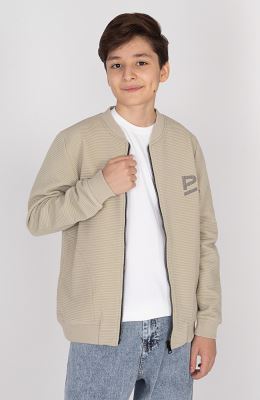 بامر جکت ژاکارد فیتیله‌ای راه راه