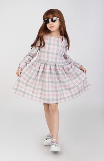 پیراهن فلانل آستین بلند