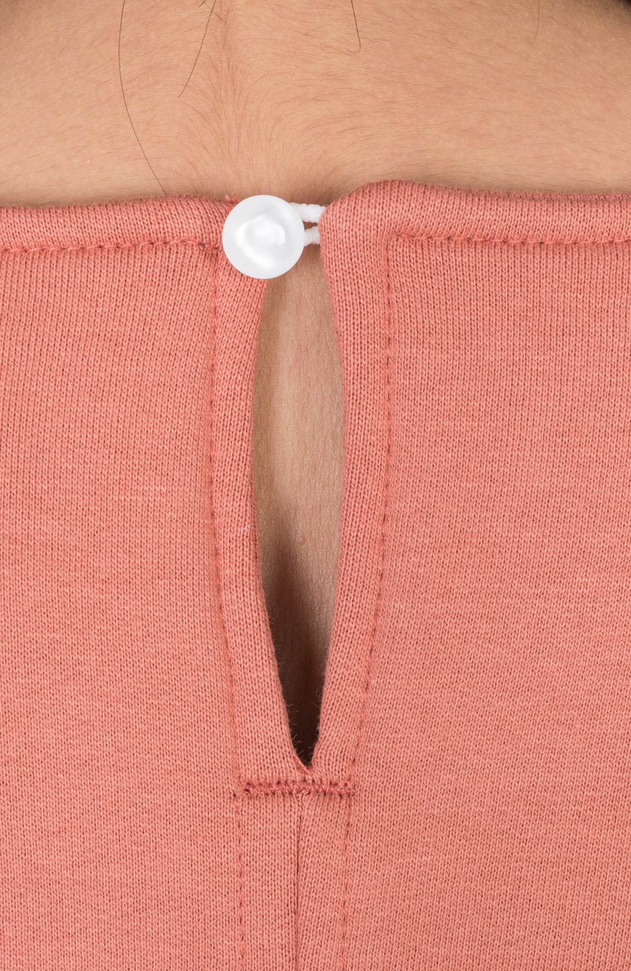 بلوز دورس سه نخ خار خورده دمپا گت پشت چاک دار