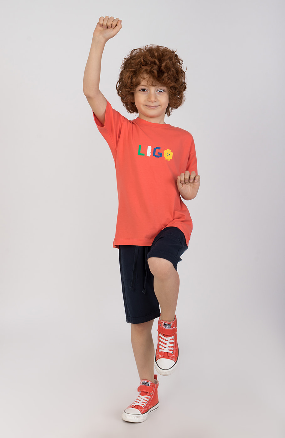 تیشرت یکرولایکرا آستین افتاده