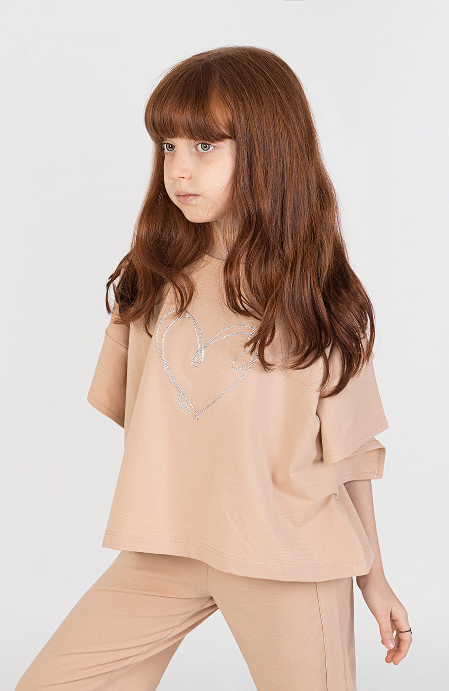 تیشرت یکرولایکرا لمه‏دار والان‏دار (ست با 10576)