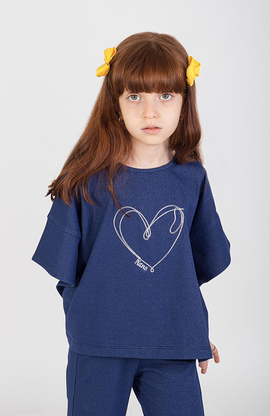 تیشرت یکرولایکرا لمه‏دار والان‏دار (ست با 10576)