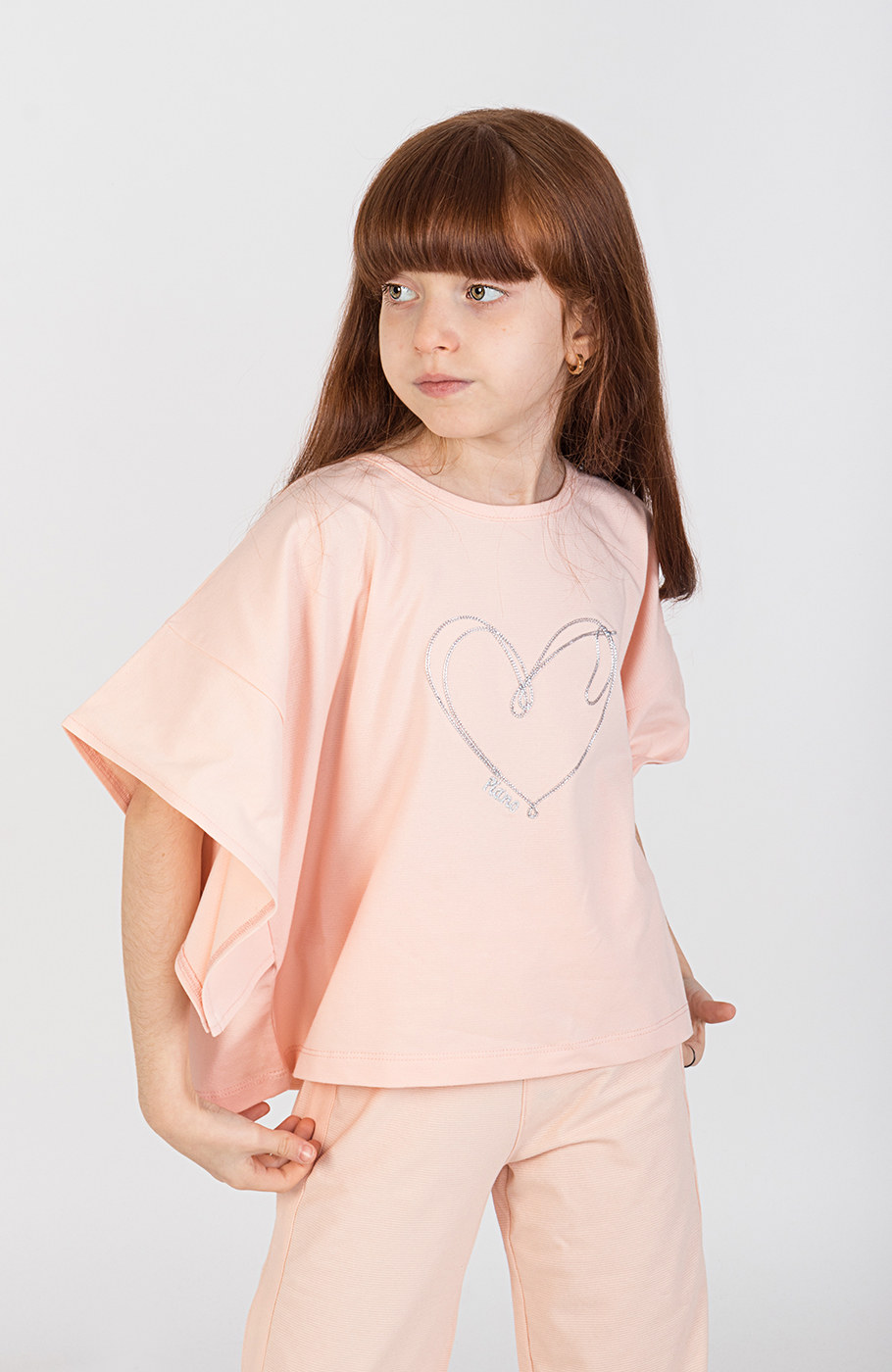 تیشرت یکرولایکرا لمه‏دار والان‏دار (ست با 10576)