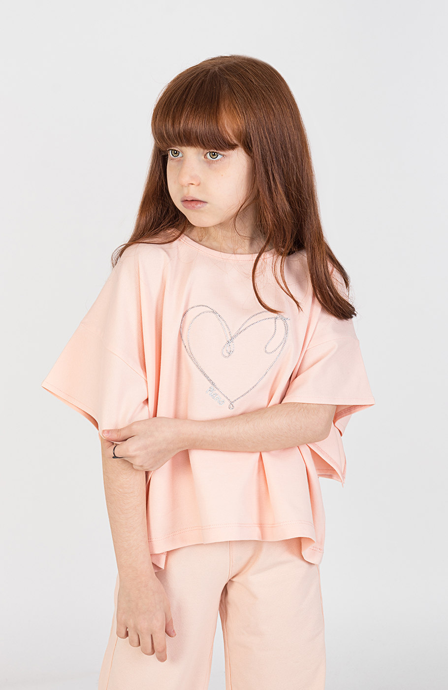 تیشرت یکرولایکرا لمه‏دار والان‏دار (ست با 10576)