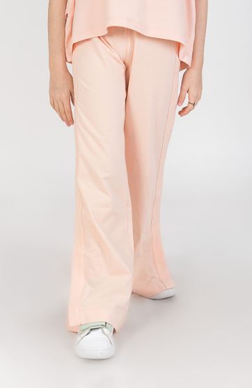 شلوار یکرولایکرا لمه‏دار چاک‏دار(ست با کد 10575)