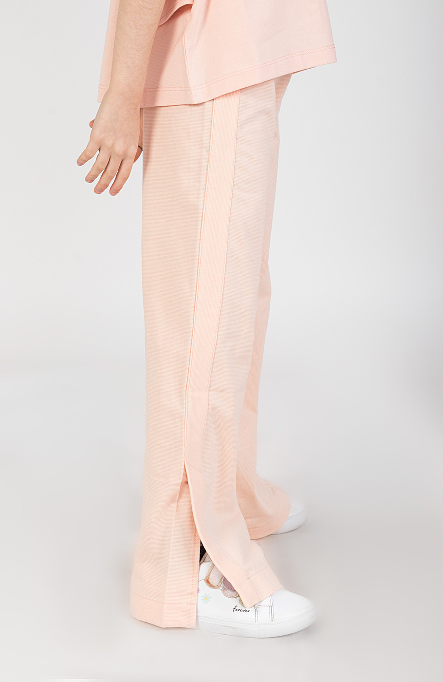 شلوار یکرولایکرا لمه‏دار چاک‏دار(ست با کد 10575)