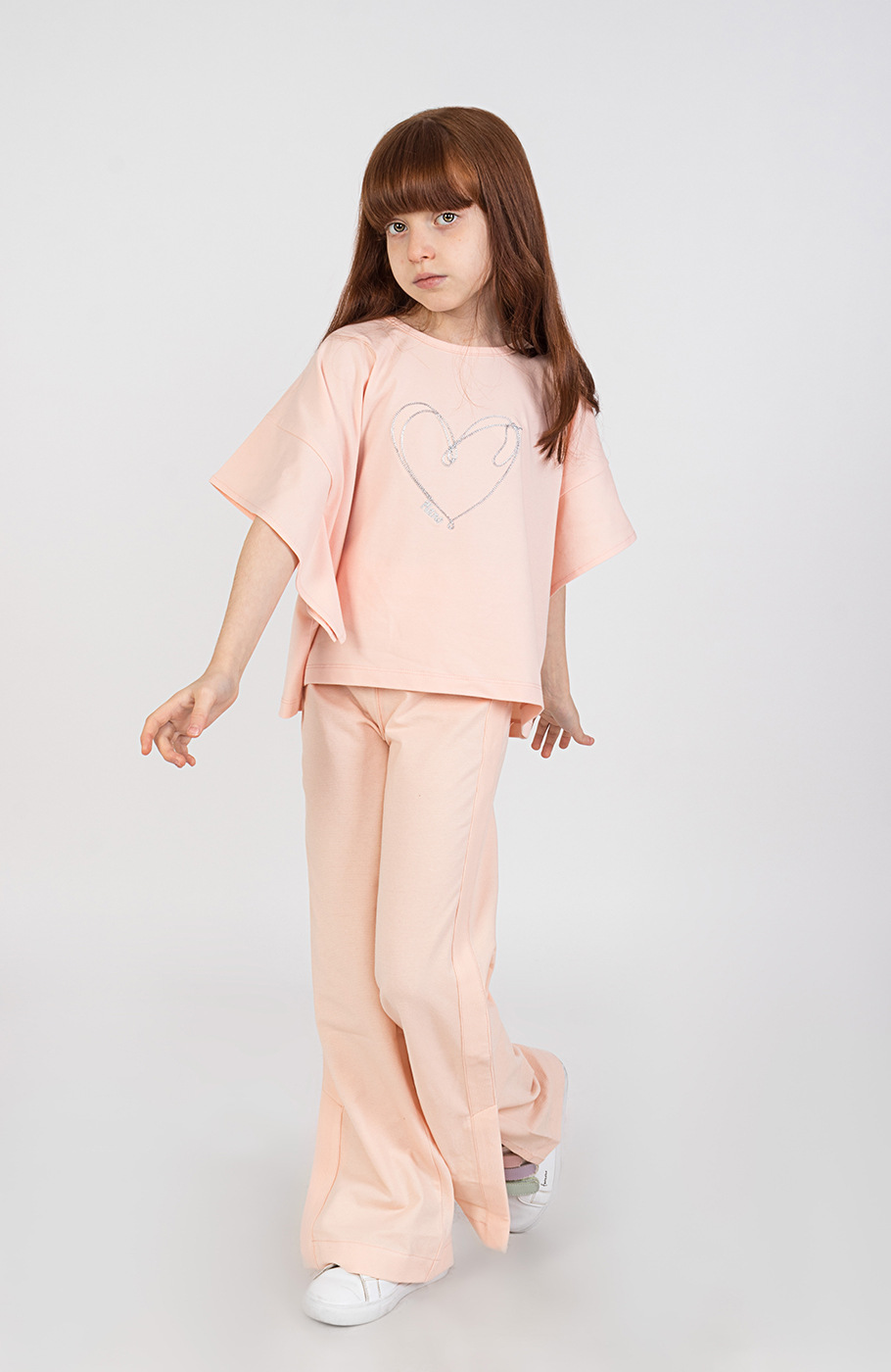 شلوار یکرولایکرا لمه‏دار چاک‏دار(ست با کد 10575)