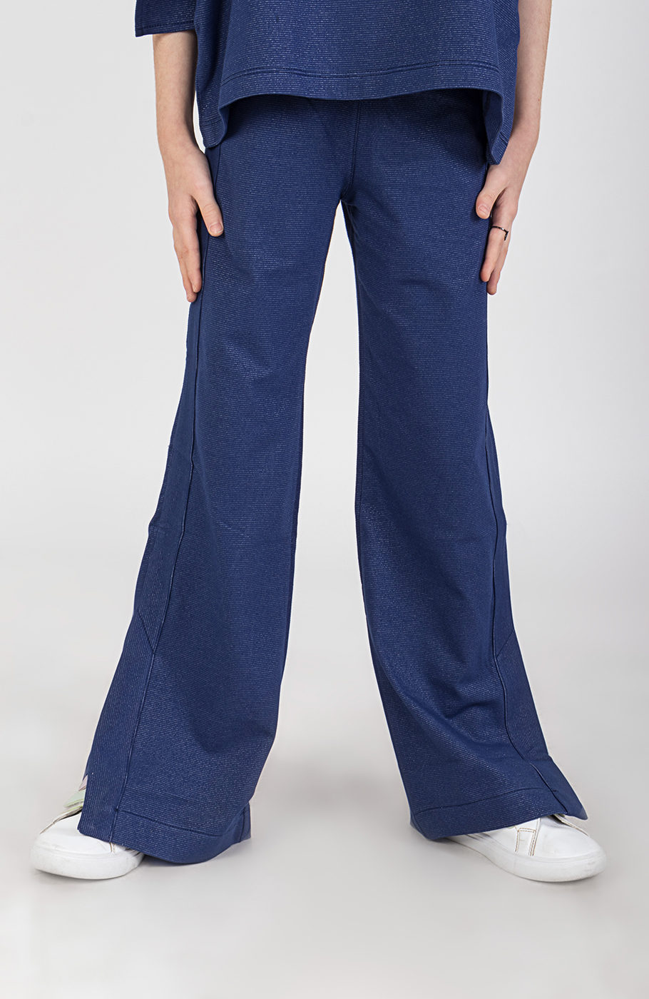 شلوار یکرولایکرا لمه‏دار چاک‏دار(ست با کد 10575)