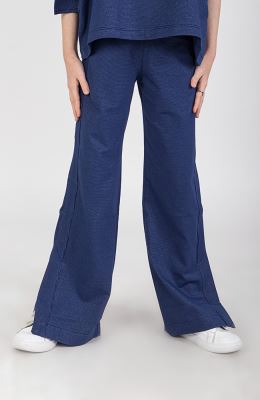 شلوار یکرولایکرا لمه‏دار چاک‏دار(ست با کد 10575)