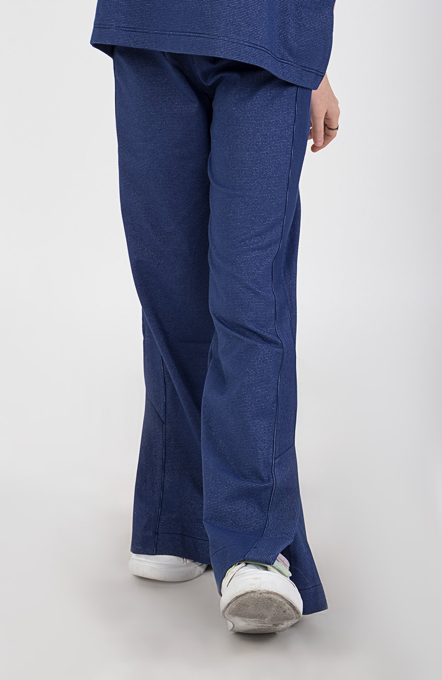 شلوار یکرولایکرا لمه‏دار چاک‏دار(ست با کد 10575)