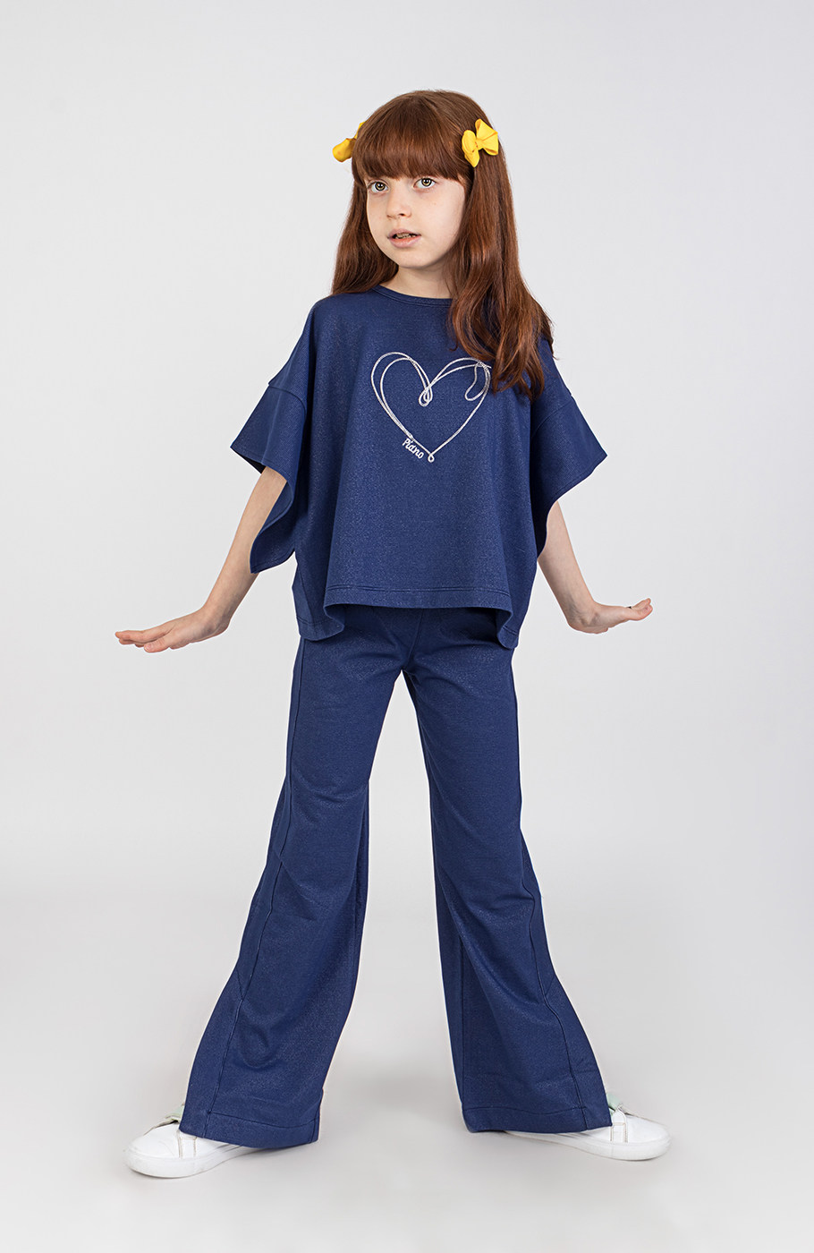 شلوار یکرولایکرا لمه‏دار چاک‏دار(ست با کد 10575)