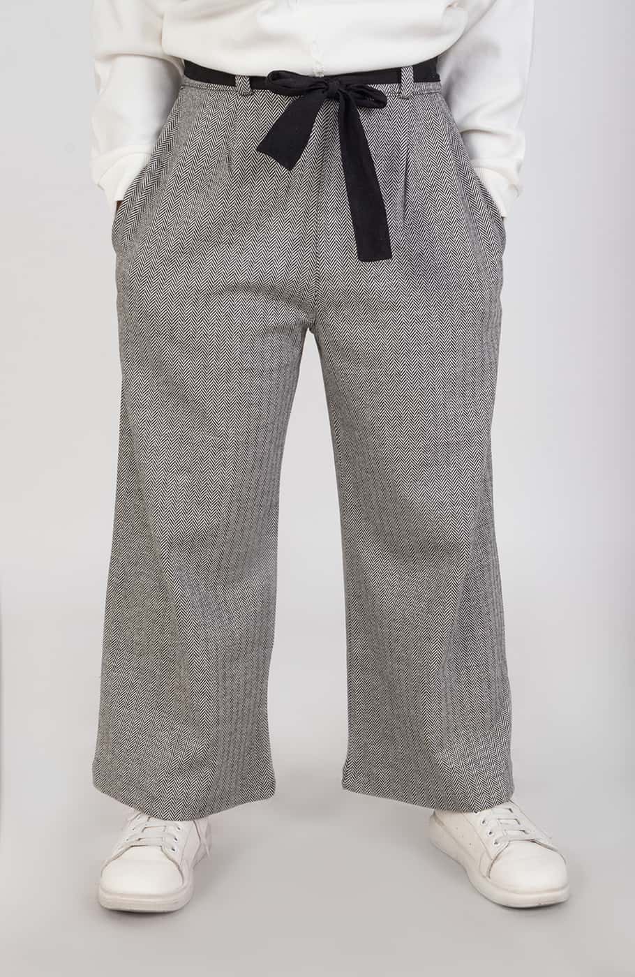 شلوار ژاکارد جناغی