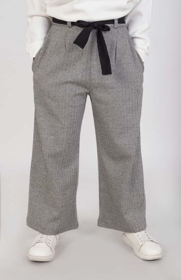 شلوار ژاکارد جناغی