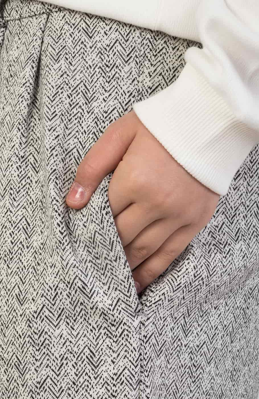 شلوار ژاکارد جناغی